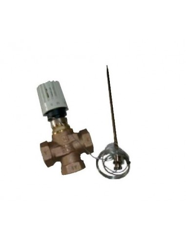 Valvola termostatica con bulbo di regolazione da 1” ¼ SunWood -0610494