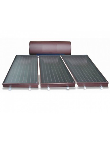 Kit Top HE300/3/TR per tetto piano Solare Termico a circolazione naturale Sunerg