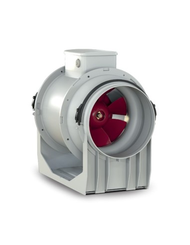 Aspiratore centrifugo assiale in linea Vortice LINEO 100 con timer