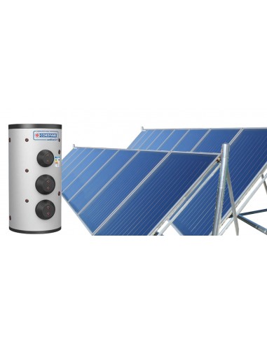 EXTRA 3 PLUS 3000LT 40MQ TP- Sistema Piano a Circolazione Forzata per ACS con Integrazione per Generatori a Bassa Temperatura