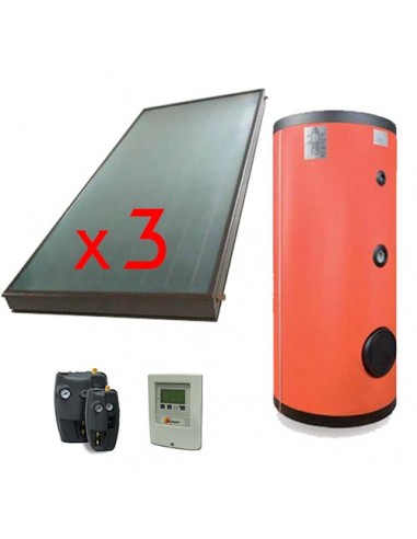 Top-kit Sunerg KF300/3/T solare termico per tetto inclinato a circolazione forzata