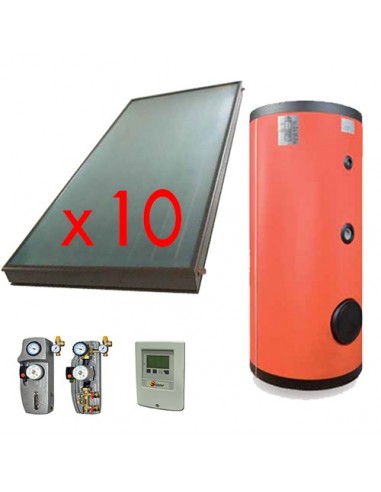 Top-kit Sunerg KF1000/10/T solare termico per tetto inclinato a circolazione forzata