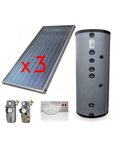 Base-kit Sunerg KFB300/3/S solare termico per tetto inclinato a circolazione forzata
