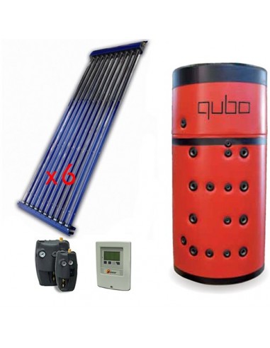 QUBO-kit Sunerg MBQ 500i/6/EX10 solare termico per riscaldamento a circolazione forzata