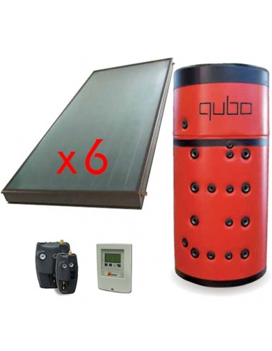 QUBO-kit Sunerg MBQ 700i/6/TX solare termico per riscaldamento a circolazione forzata