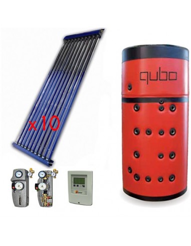 QUBO-kit Sunerg MBQ 700i/10/EX10 solare termico per riscaldamento a circolazione forzata
