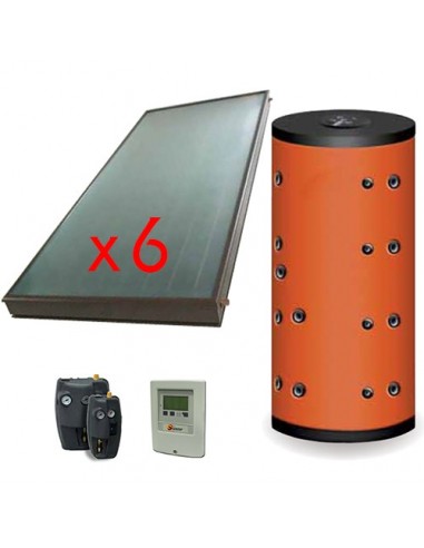 KOMBI-kit Sunerg MBK 800/6/TX solare termico per riscaldamento a circolazione forzata